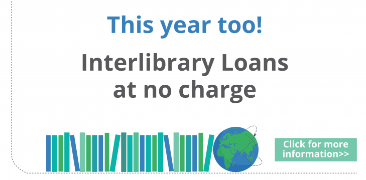 This year too! Interlibrary Loans at no charge